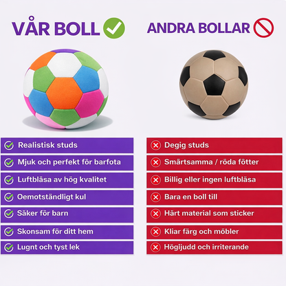 TystBollen™ – Mjuk & säker inomhusboll Storlek 4
