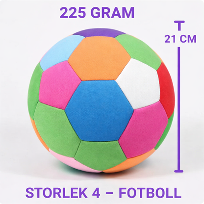 TystBollen™ – Mjuk & säker inomhusboll Storlek 4
